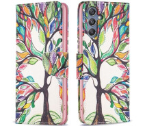 Купить - чехол для смартфона  Чехол-книга Deexe Color Wallet Samsung Galaxy M34 - Life Tree
