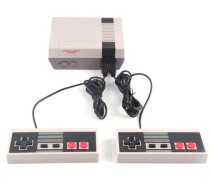 Купить - игровую консоль  Игровая приставка GAME NES 7724 с проводными джойстиками 620 игр 7724 white