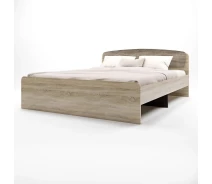 Купить - кровать  Кровать Эверест двухспальная 160х200 Дуб сонома + трюфель