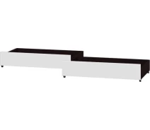 Купить - кровать  Ящик выдвижной для Кровать Эверест Соната-800 (к-кт) венге+белый