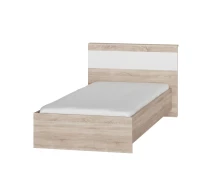 Купить - кровать  Односпальная кровать Эверест Соната-900 сонома + белый