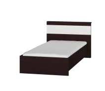 Купить - кровать  Односпальная кровать Эверест Соната-900 венге + белый