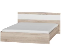 Купить - кровать  Кровать двуспальная Эверест Соната-1600 сонома + белый