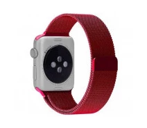 Купить - аксессуар к смарт-чсасам  Металлический ремешок Milanese для Apple Watch 40 мм Red (2521202)