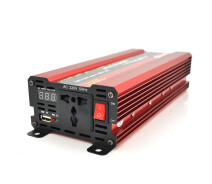 Купить - автомобильный инвертор  Инвертор напряжения Voltronic NVN-2500 (1500Вт)+LCD, 12/220V, approximated, 1 универсальная розетка, клемы