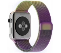 Купить - аксессуар к смарт-чсасам  Металлический ремешок Milanese для Apple Watch 42 мм Rainbow (2521291)