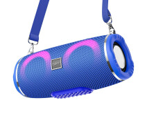 Купить - портативную колонку  Портативная Bluetooth колонка Hoco Sports BT speaker HC12 IPX4 BT5.0 USB/AUX/TF/FM 2h Blue
