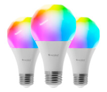 Купить - лампу  Умная лампочка Nanoleaf Essentials E27 9W Apple Homekit 3шт (NL45-0800WT240E27-3PK) [87856]