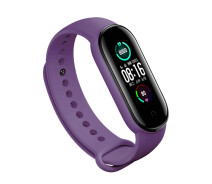 Купить - аксессуар к смарт-чсасам  Силиконовый ремешок BeCover для Xiaomi Mi Smart Band 5/Mi Smart Band 6/Mi Smart Band 7 Purple (705070)