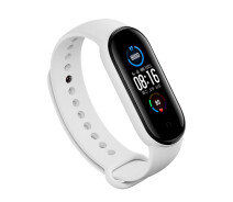 Купить - аксессуар к смарт-чсасам  Силиконовый ремешок BeCover для Xiaomi Mi Smart Band 5/Mi Smart Band 6/Mi Smart Band 7 White (705072)