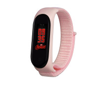 Купить - аксессуар к смарт-чсасам  Ремешок Nylon Style BeCover для Xiaomi Mi Smart Band 5/Mi Smart Band 6 Pink (705428)