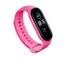 Купить - аксессуар к смарт-чсасам  Силиконовый ремешок BeCover для Xiaomi Mi Smart Band 5/Mi Smart Band 6/Mi Smart Band 7 Hot Pink (705556)