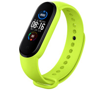 Купить - аксессуар к смарт-чсасам  Силиконовый ремешок BeCover для Xiaomi Mi Smart Band 5/Mi Smart Band 6/Mi Smart Band 7 Lime (705433)