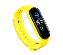 Купить - аксессуар к смарт-чсасам  Силиконовый ремешок BeCover для Xiaomi Mi Smart Band 5/Mi Smart Band 6/Mi Smart Band 7 Yellow (705073)