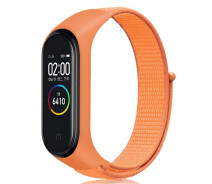 Купить - аксессуар к смарт-чсасам  Ремешок Nylon Style BeCover для Xiaomi Mi Smart Band 7 Orange (707665)