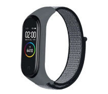Купить - аксессуар к смарт-чсасам  Ремешок Nylon Style BeCover для Xiaomi Mi Smart Band 7 Gray (707659)