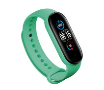 Купить - аксессуар к смарт-чсасам  Силиконовый ремешок BeCover для Xiaomi Mi Smart Band 5/Mi Smart Band 6/Mi Smart Band 7 Green (705067)