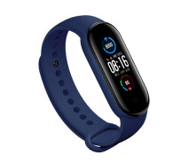 Купить - аксессуар к смарт-чсасам  Силиконовый ремешок BeCover для Xiaomi Mi Smart Band 5/Mi Smart Band 6/Mi Smart Band 7 Deep Blue (705065)