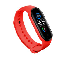 Купить - аксессуар к смарт-чсасам  Силиконовый ремешок BeCover для Xiaomi Mi Smart Band 5/Mi Smart Band 6/Mi Smart Band 7 Red (705071)