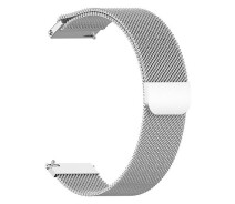 Купить - аксессуар к смарт-чсасам  Ремешок Milanese Style BeCover для Samsung Galaxy (20mm )/Watch 5/ Watch 4 40/44mm /Watch 42mm /Watch Active/Active 2 40/44mm /Watch 3 41mm /Gear S2 Classic/Gear Sport Silver (707675)