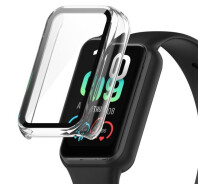 Купить - аксессуар к смарт-чсасам  Защитный чехол Deexe Protective Frame для Amazfit Band 7 - Transparent