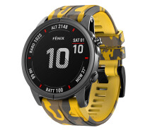 Купить - аксессуар к смарт-чсасам  Ремешок Silicone Army для Garmin Fenix ​​7/7S/6/6 Pro/Instinct 2/2S/Solar 22mm yellow