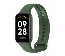 Купить - аксессуар к смарт-чсасам  Ремешок Silicone для смарт-часов Xiaomi Redmi Band 2 темно-green