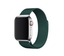 Купить - аксессуар к смарт-чсасам  Металлический ремешок Milanese Magnetic Hoco WA03 для Apple Watch 1-8 (38/40/41 mm) темно-green