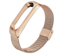 Купить - аксессуар к смарт-чсасам  Браслет BeCover Metal для Xiaomi Mi Band 6 5 Rose/Gold (705149)