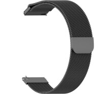 Купить - аксессуар к смарт-чсасам  Ремешок Milanese Style BeCover для Samsung Galaxy (20mm )/Watch 5/ Watch 4 40/44mm /Watch 42mm /Watch Active/Active 2 40/44mm /Watch 3 41mm /Gear S2/Classic/Gear Sport Black (707671)