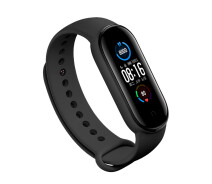 Купить - аксессуар к смарт-чсасам  Силиконовый ремешок BeCover для Xiaomi Mi Smart Band 5/Mi Smart Band 6/Mi Smart Band 7 Black (705062)