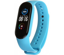 Купить - аксессуар к смарт-чсасам  Силиконовый ремешок BeCover для Xiaomi Mi Smart Band 5/Mi Smart Band 6/Mi Smart Band 7 Light Blue (707653)