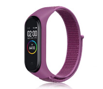Купить - аксессуар к смарт-чсасам  Ремешок Nylon Style BeCover для Xiaomi Mi Smart Band 5/Mi Smart Band 6 Purple (705429)