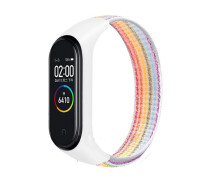 Купить - аксессуар к смарт-чсасам  Ремешок Nylon Style BeCover для Xiaomi Mi Smart Band 7 Rainbow (707668)