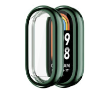 Купить - аксессуар к смарт-чсасам  Защитный чехол Deexe Protective Frame для Xiaomi Mi Band 8 - Green