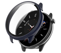 Купить - аксессуар к смарт-чсасам  Защитный чехол Deexe Protective Frame для Xiaomi Amazfit GTR Mini - Dark Blue