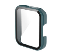 Купить - аксессуар к смарт-чсасам  Чехол с защитным стеклом Protective Cover with Glass для Xiaomi Redmi Watch 2 Lite темно-green