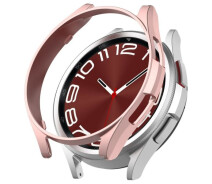 Купить - аксессуар к смарт-чсасам  Защитный чехол Deexe Hard Frame для Samsung Galaxy Watch 6 Classic (47mm) - Rose Gold