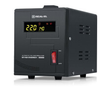 Купить - стабилизатор напряжения  Стабилизатор REAL-EL Stab Energy-1000 Black