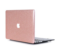 Купить - чехол для Apple MacBook  Защитная накладка Deexe Glitter Surface для Apple MacBook Air 13 (2020) - Rose Gold