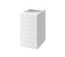 Купить -  Тумба офисная под стол Roko (Роко) БЮ302 Белый 40х60х73.4 см (165036)