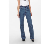 Купить - женские джинсы  Джинсы ONLCAMILLE LIFE EX HW WIDE DNM NOOS 15235595-Medium Blue Denim-Detail:NAS342 ONLY 31/32 Синий