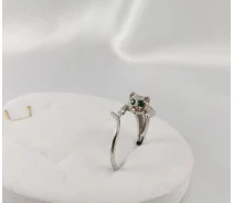 Купить - серебряное кольцо  Женское кольцо кошка Maxi Silver 4530 SE, размер 19.5