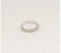 Купить - серебряное кольцо  Колечко корона узорная Maxi Silver 6222 SE, размер 18
