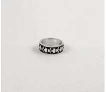 Купить - серебряное кольцо  Кольцо с черепами Maxi Silver 8007 SE, размер 19.5