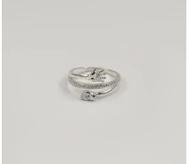 Купить - серебряное кольцо  Кольцо ручка и ножка Maxi Silver 8198 SE, размер 17