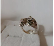Купить - серебряное кольцо  Кольцо дракон Maxi Silver 3472 SE, размер 19.5