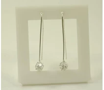 Купить - серебряную серьгу  Сережки висячие из  Maxi Silver 8620