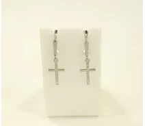 Купить - серебряную серьгу  Серьги крестики Maxi Silver 8732