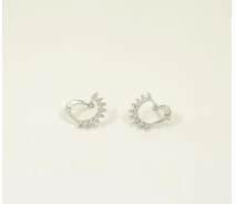 Купить - серебряную серьгу  Сережки в доль уха Maxi Silver 8375